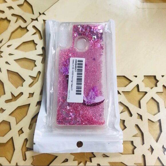 Samsung Galaxy A10E / A20E High Heels Embossed Pattern Glitter  Powder Quality - Picture 3 of 4